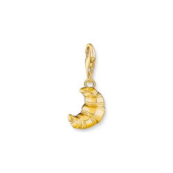 Thomas Sabo As We Kiss Charm-Anhänger Croissant vergoldet